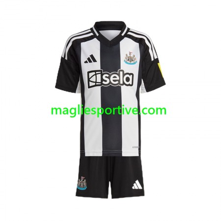 Completo Calcio Newcastle United Bambino Divisa Prima 2024-2025